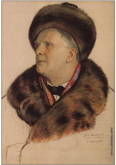 Валентин Серов портрет Шаляпина