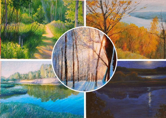 Рисунки учеников с курса