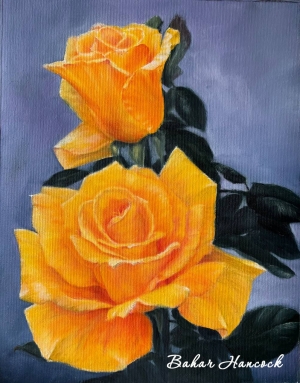 Рисунки учеников с курса Розы маслом