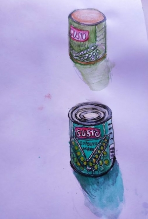 Рисунки ДО и ПОСЛЕ марафона