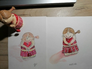 Рисунки учеников с натуры ДО и ПОСЛЕ