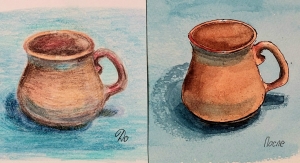 Рисунки учеников с натуры ДО и ПОСЛЕ