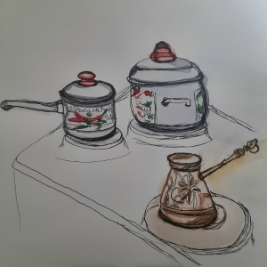 Рисунки учеников с натуры