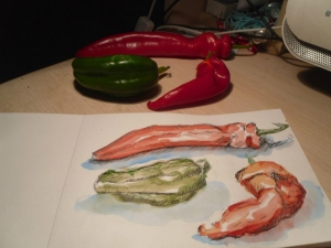 Рисунки учеников с натуры