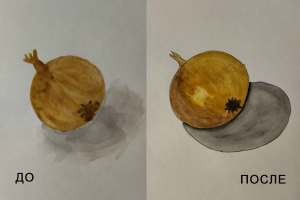 Рисунки учеников с натуры ДО и ПОСЛЕ