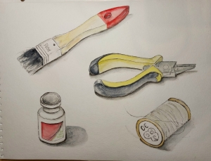 Рисунки учеников с натуры