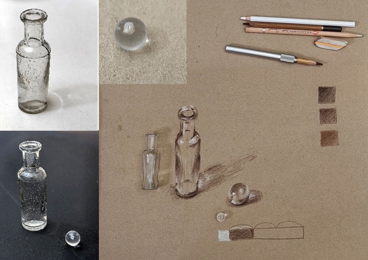 цветовой круг и тональная растяжка