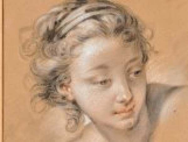 рисунок Франсуа Буше портрет девушки
