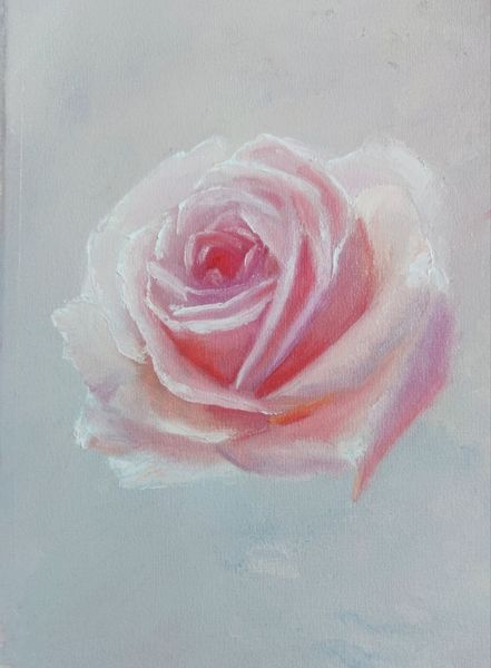 Объем цветка и нежный переход оттенков  (тренировка)