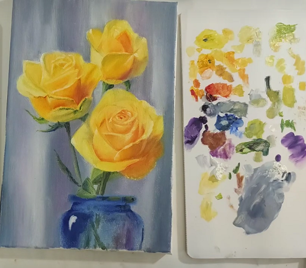 Желтые розы